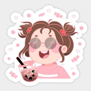 Mini Boba Sticker